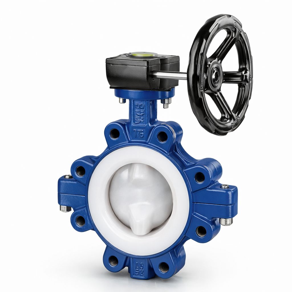 valvula con actuador rueda